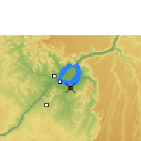 Nearby Forecast Locations - Kinshasa - Map