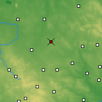 Nearby Forecast Locations - Włoszczowa - Map