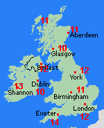Forecast Fri Oct 24 United Kingdom