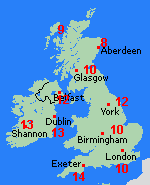 Forecast Sun Oct 26 United Kingdom