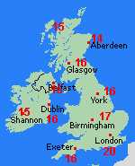 Forecast Tue Jun 09 United Kingdom